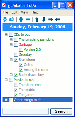 Click to view gljakal's To Do 0.9 screenshot