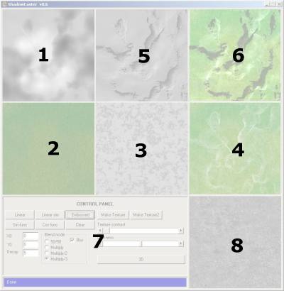 Shadow caster interface overview